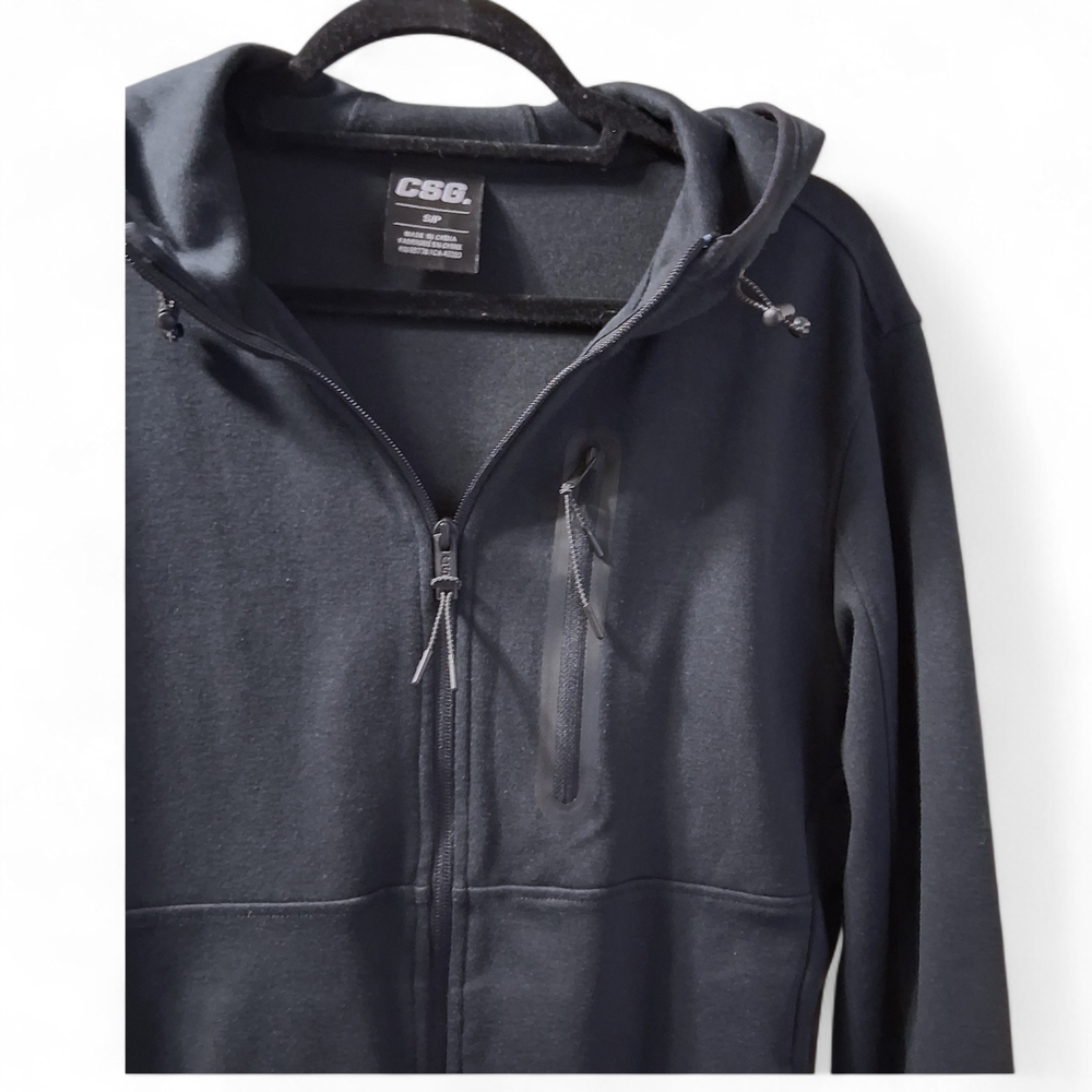 CSG Veracity Full Zip Hoodie in Black Mens Size Small - Picture 4 of 9